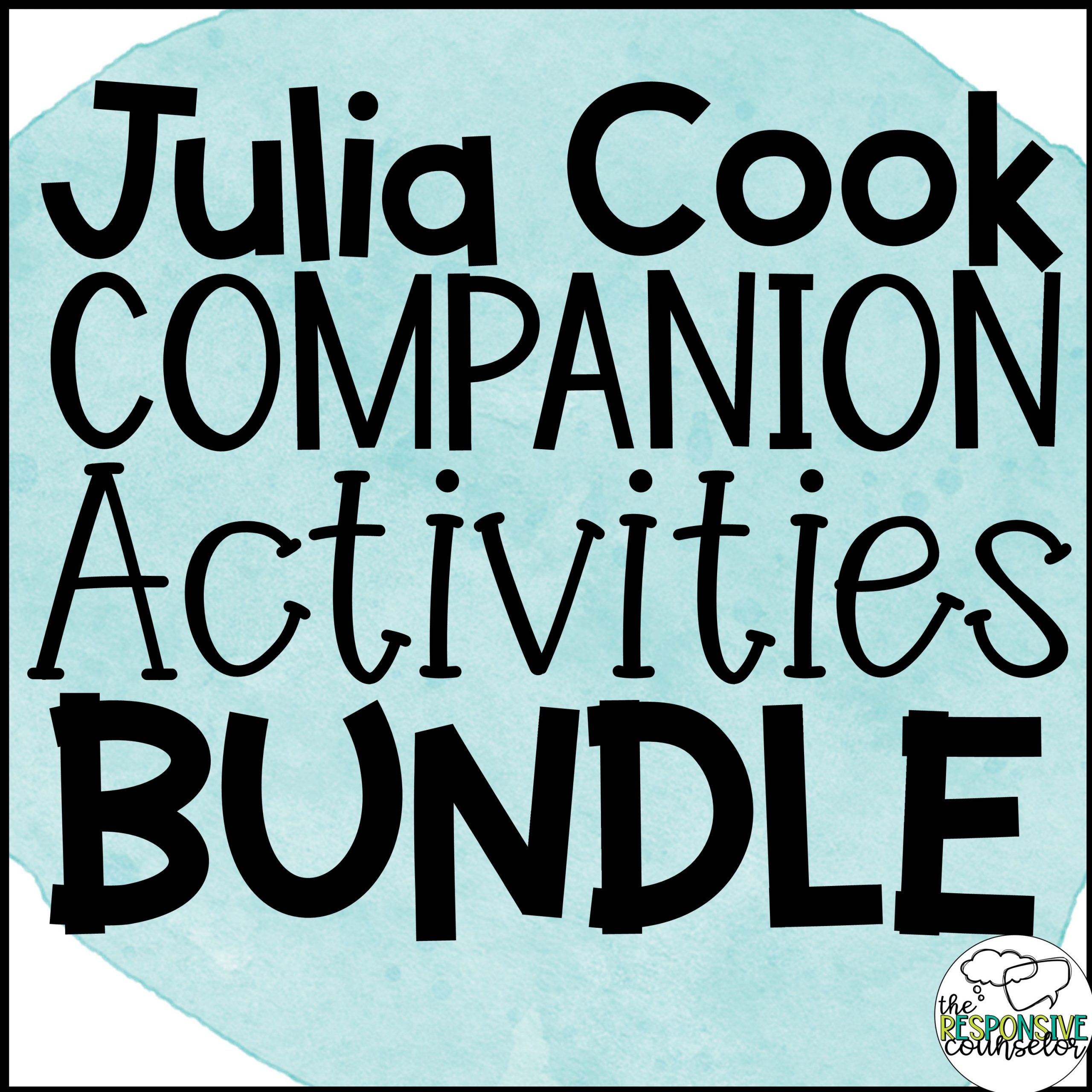 Julia Cook Book Companion Activities and Lessons Shop The Responsive
