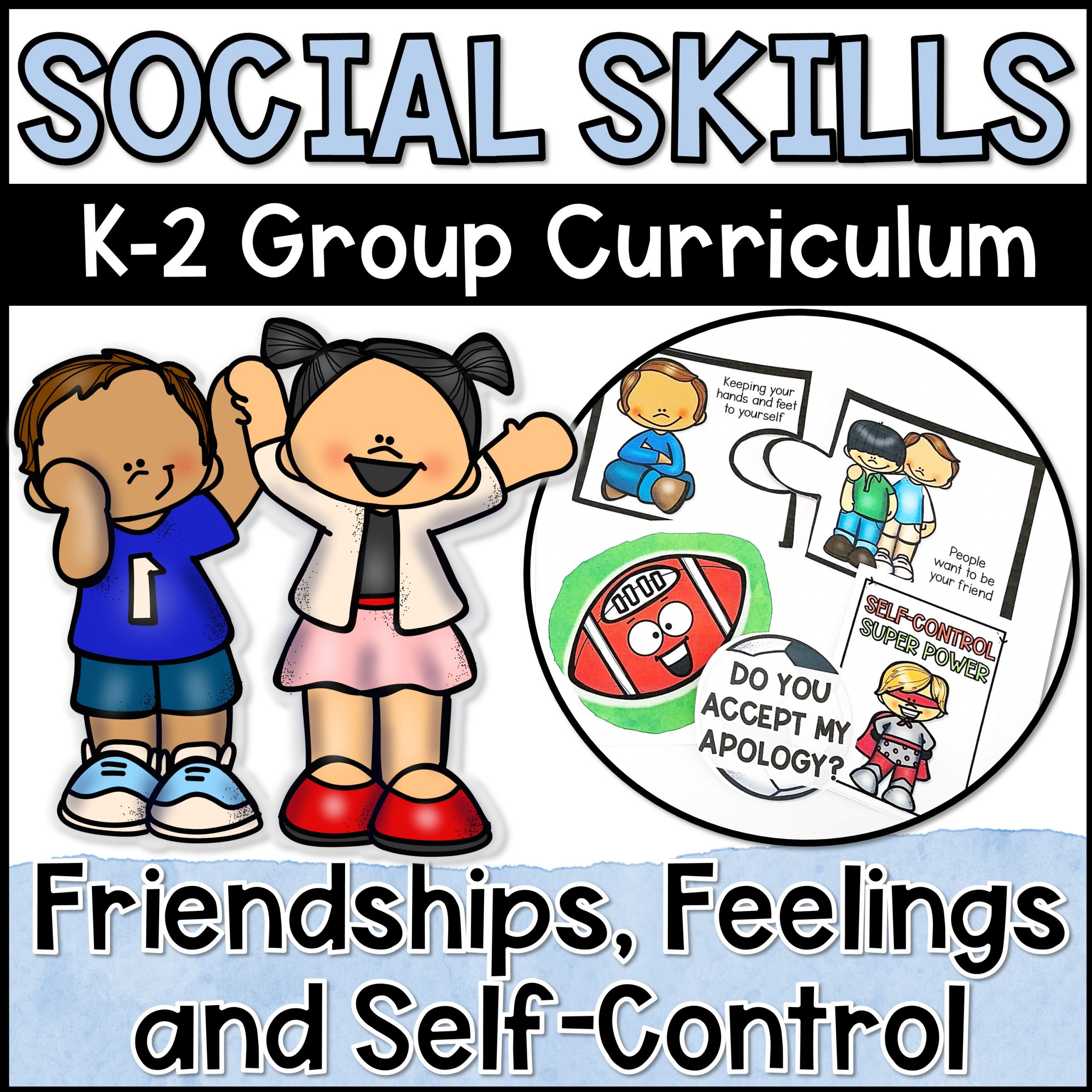 Social Skills Group Activities and Curriculum - Shop The Responsive