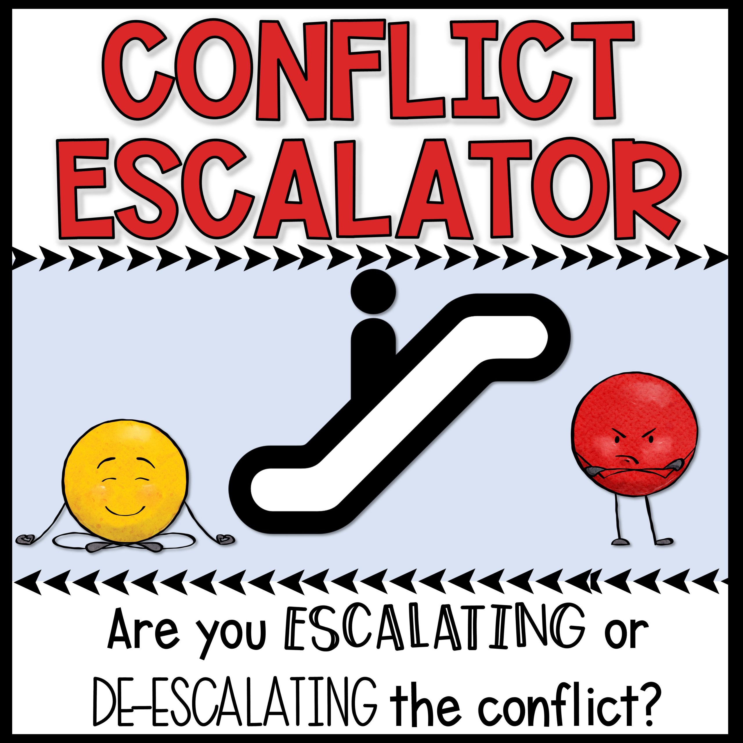 Conflict Escalator Lesson Plan - Shop The Responsive Counselor