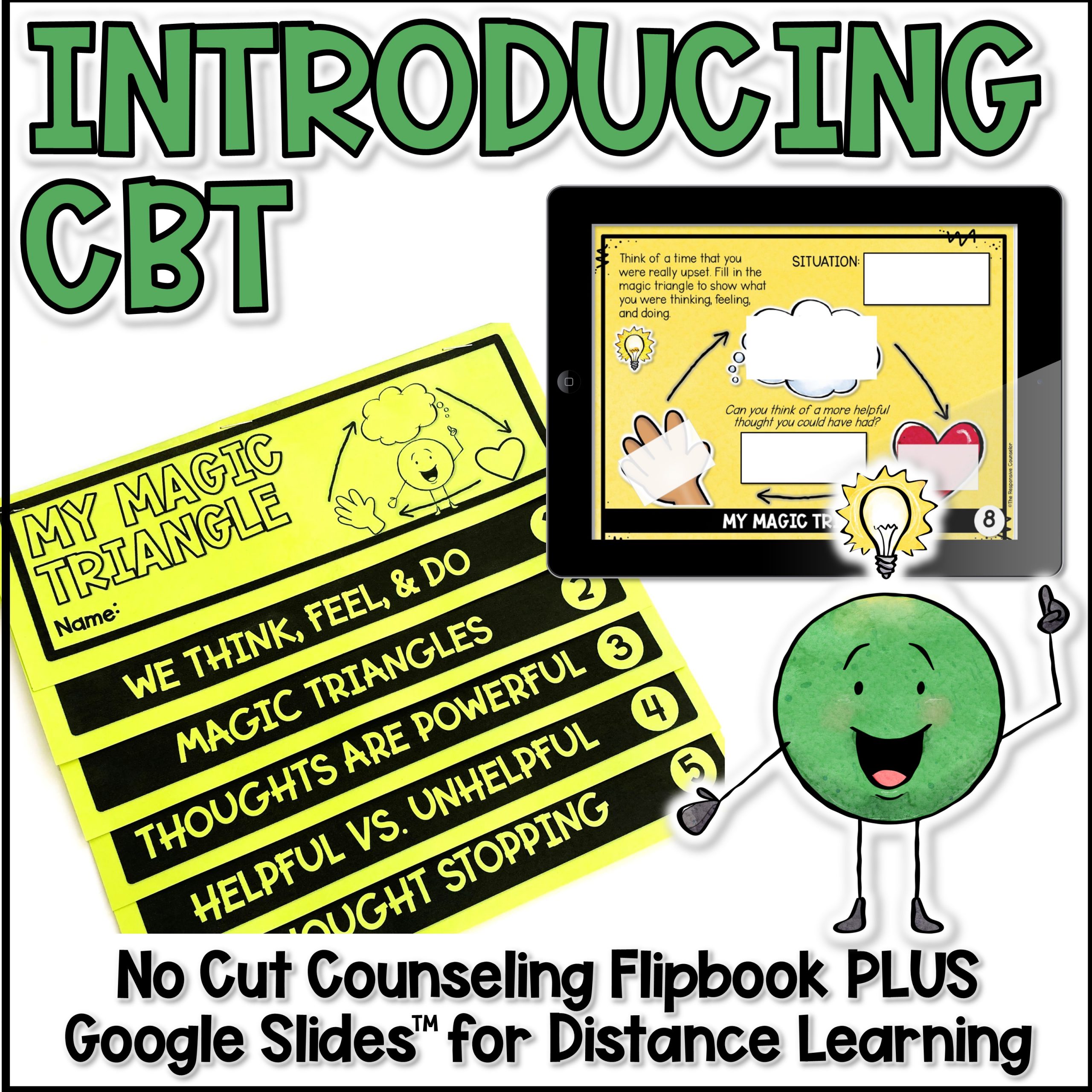 CBT Activity Flipbook and Google Slides TM - Shop The Responsive