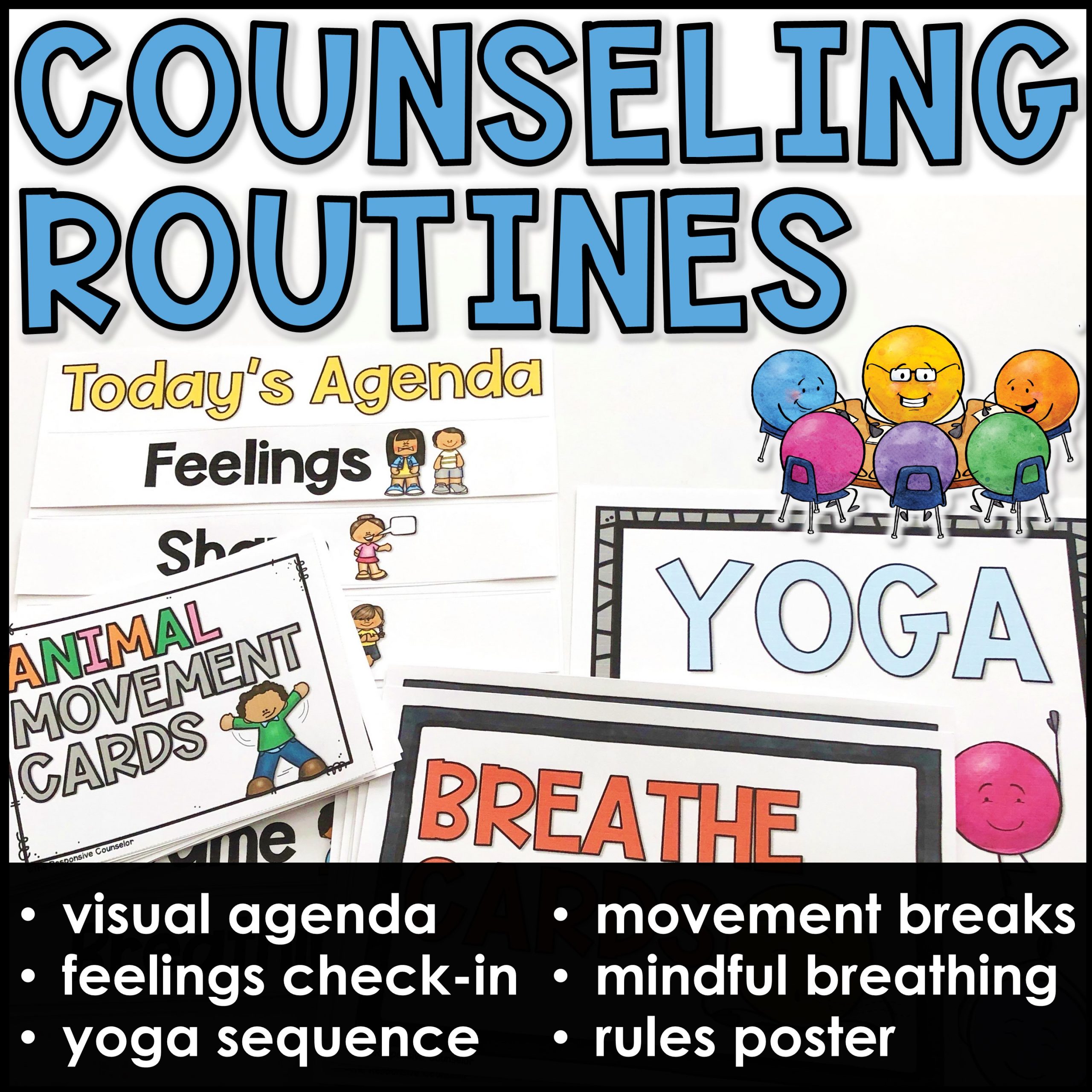 Counseling Routine: Yoga, Breathing, Agenda, and More! - Shop The ...