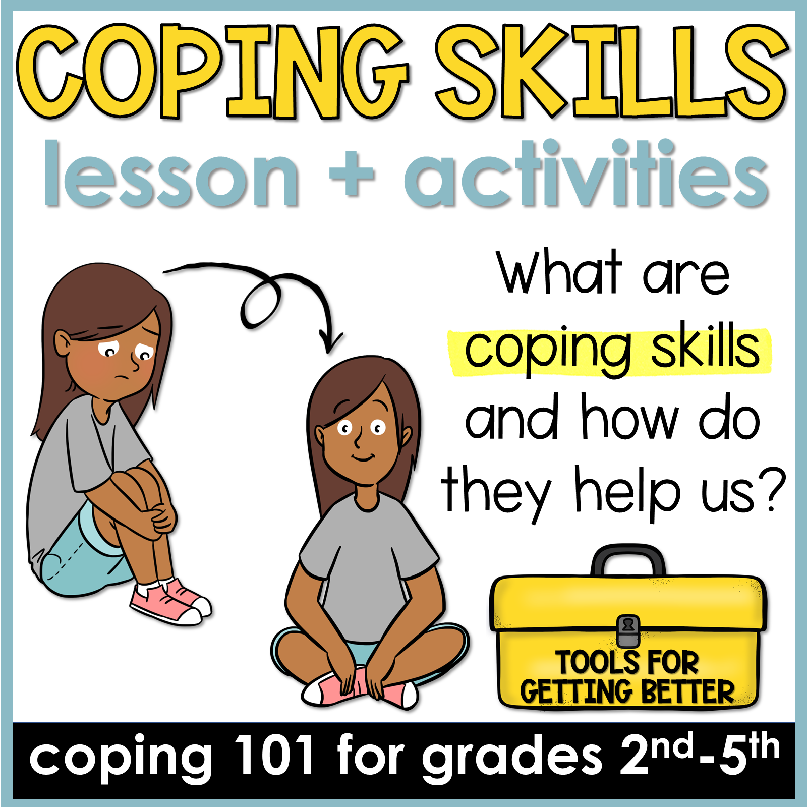 Coping Skills Lessons And Activities Bundle - Shop The Responsive Counselor