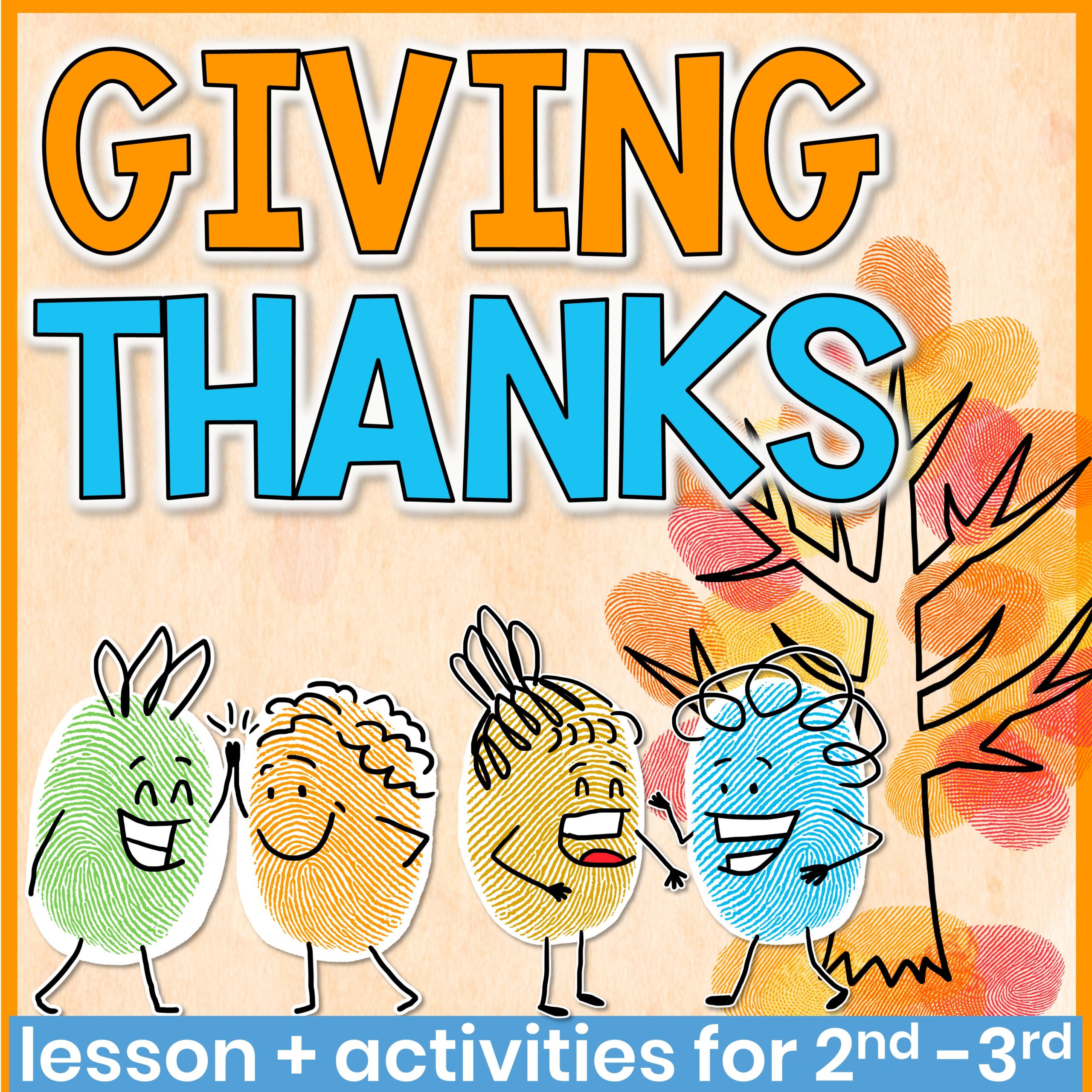 Character Education Giving Thanks Gratitude Lesson and Activities ...
